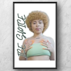 ICE SPICE POSTER ARTWORK 11 x 14